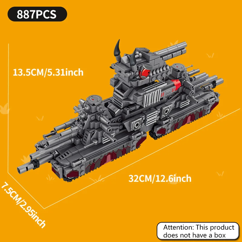 Tank World Puzzle Block Toy Assembly Set, Children's Handmade DIY Collection Models, Military Series Boys' Birthday Gifts