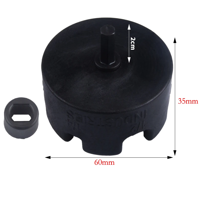 1set Nut Zipper Drill Attachment Remover Bolt Extractor Socket Wrench Conduit Racks Power Tools Replacement Drill Accessories - view 6