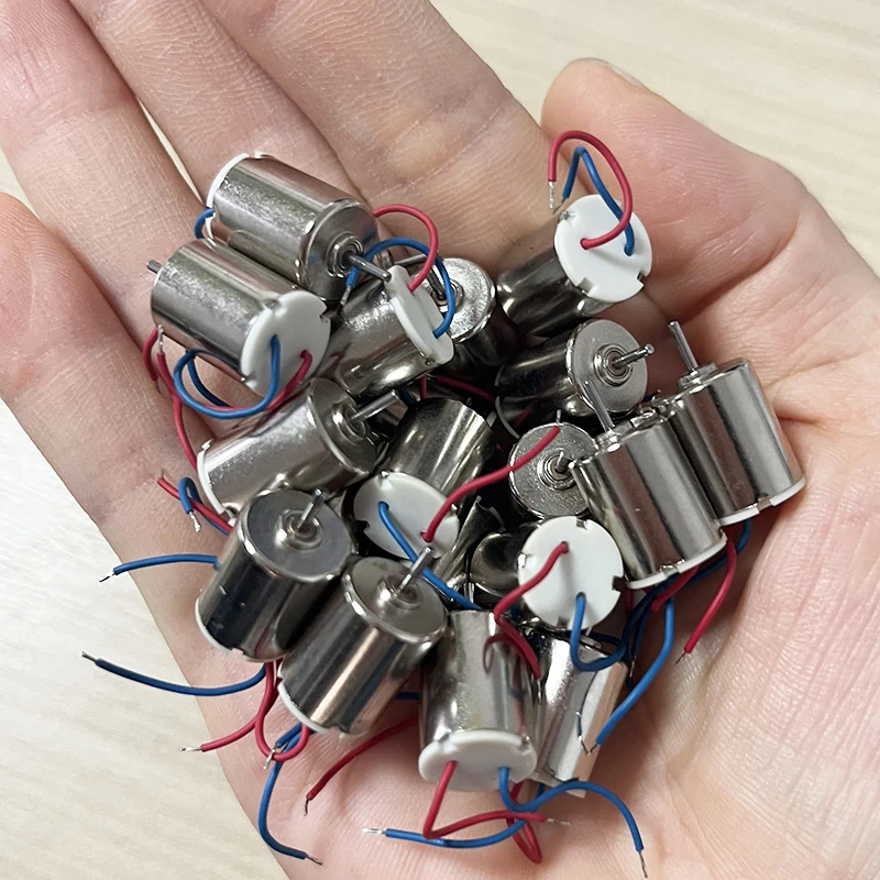 Micro moteur sans noyau 1013, 10mm x 13mm, DC 1.5V-3V, 20000 tr/min, Ultra-haute vitesse, fort, magnétique, modèles de jouets à monter soi-même