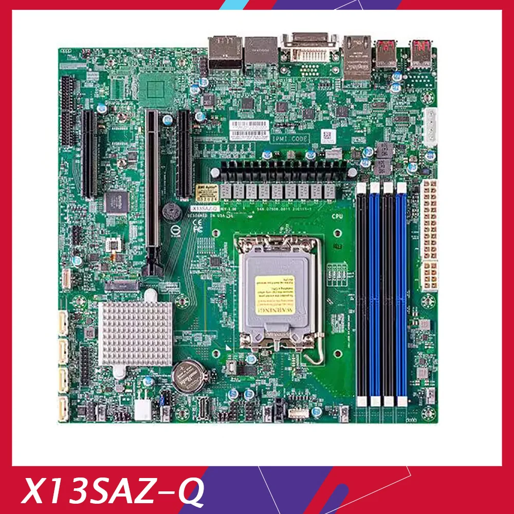 

For Supermicro Single-channel Industrial Control Motherboard Embedded Q670E Chip DDR5 Memory Micro-ATX M.2 X13SAZ-Q