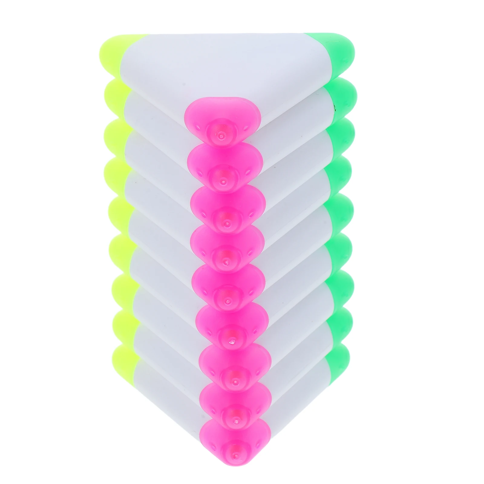 

9pcs Fluorescent Pens Triangle Dual Tip Highlighters For Notes Taking Document Marking Assorted Colors Watercolor Pen