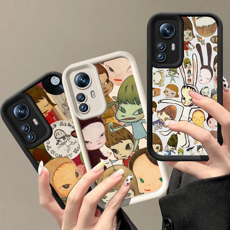 Y-Yoshitomo Girl Naras Phone Case For Xiaomi 11 12 13 Lite 12T 13T 14T Pro Redmi A1 A2 Plus A3 9A 9C 9T 10C 12C 13C 5G 14C