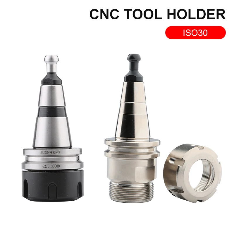 ISO30 Tool Handle ER32 Balanced Chuck Lathe Chuck G2.5 30000rpm NC Machine Tool Center ATC Spindle Tool Holder Pull Stud