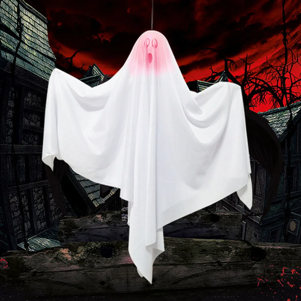 

Halloween Ghost Pendant Scene Setting Props Atmosphere Ornament for Party (A)