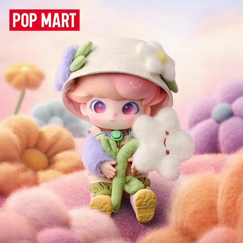 

New POP MART DIMOO Dreamy Travel 1/8 Articulated Figure Cute Plush Accent Collectible Toy Desktop Decoration Gift For Anime Fans
