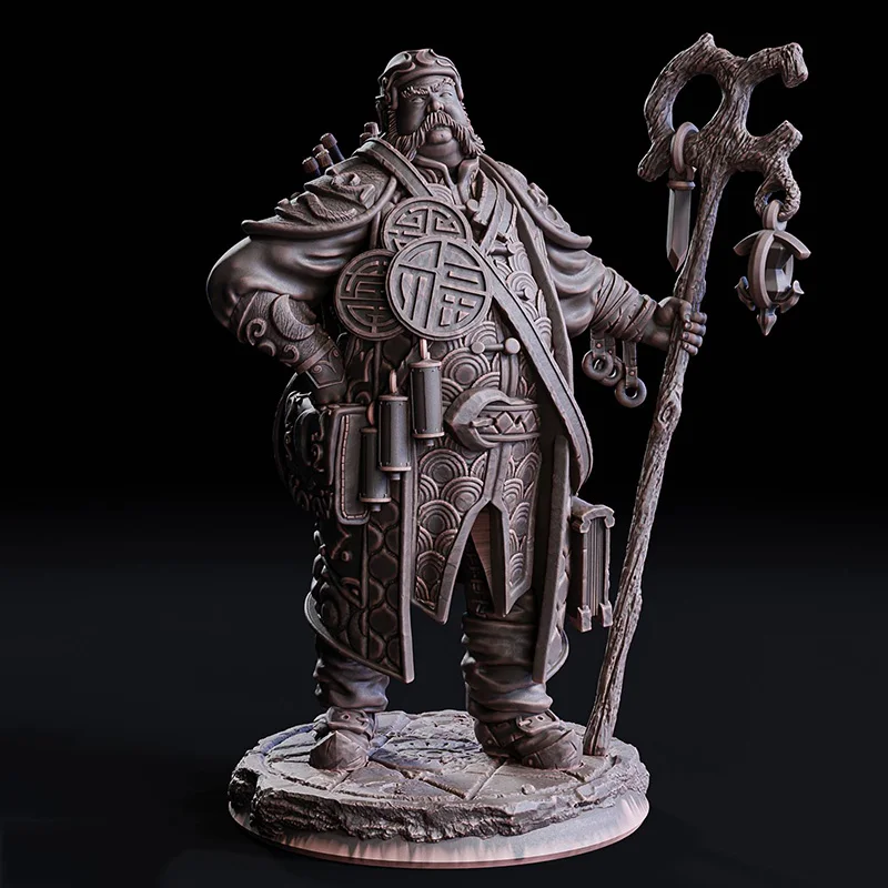 1/24 75mm 1/18 100mm Resin Model Kits Male Witch Figurine Unpainted No Color Sculpture RW-1363