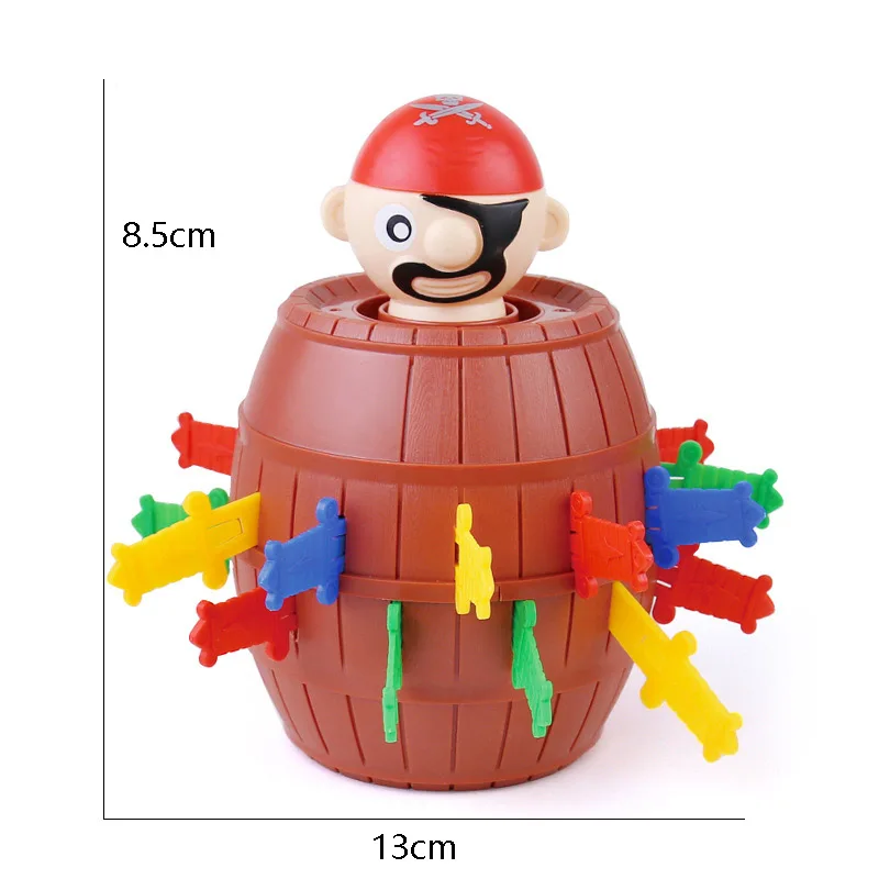 Seau Pirate, jouet pour enfants, petit jeu de société interactif, taquin et détresse, Insertion d'épée, jeu de seau