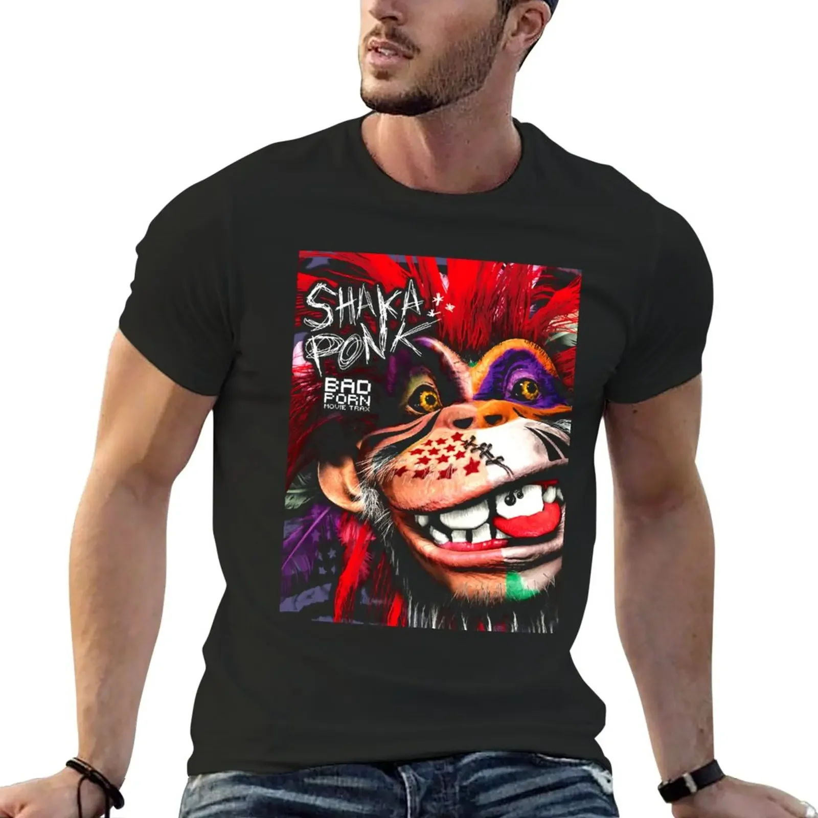 

Мужская футболка с коротким рукавом shaka ponk pixel ape