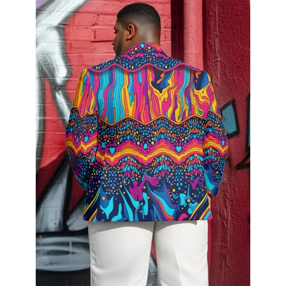 Exotische stijl slim fit blazers heren elegant trouwpak één knop knappe blazer masculino casual jas lichtgewicht jas