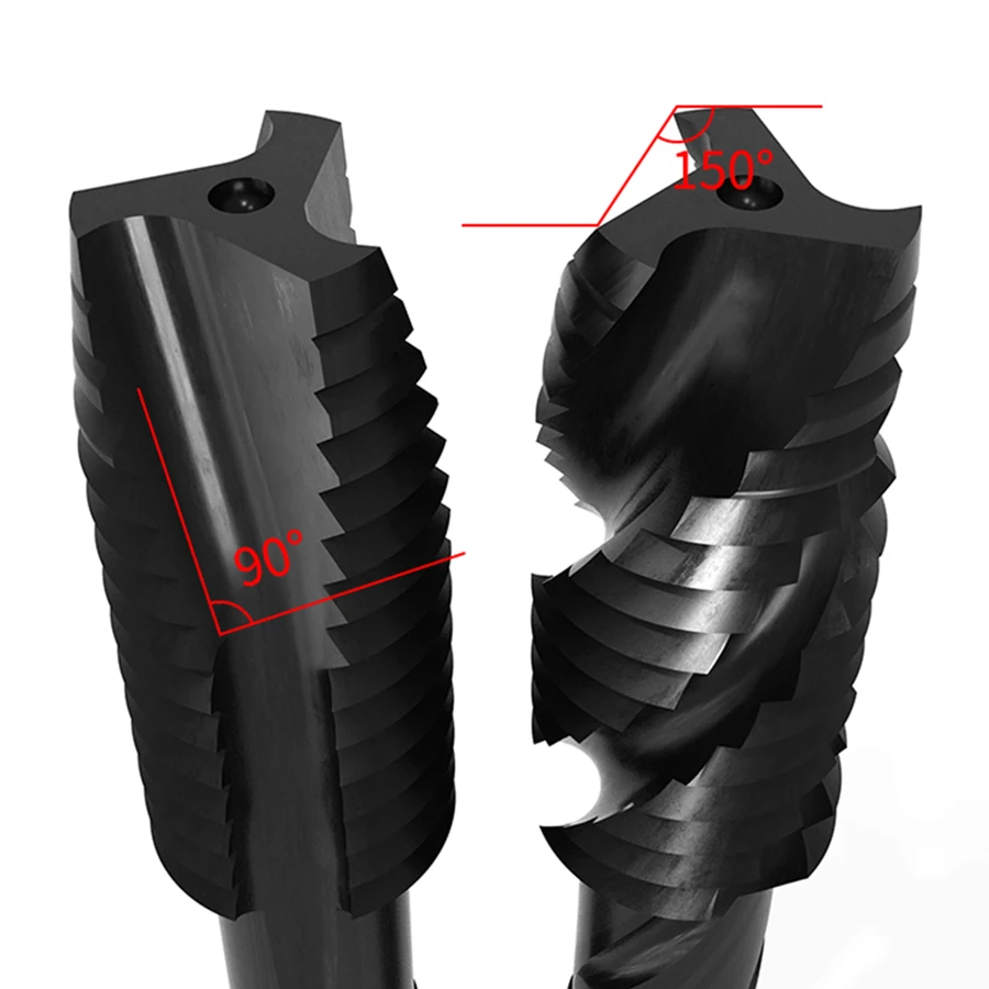 Máquina de torno cnc com cobalto-contendo ponta de parafuso torneira espiral de aço inoxidável torneira especial broca m3 m4 m5 m6 m8m10m12