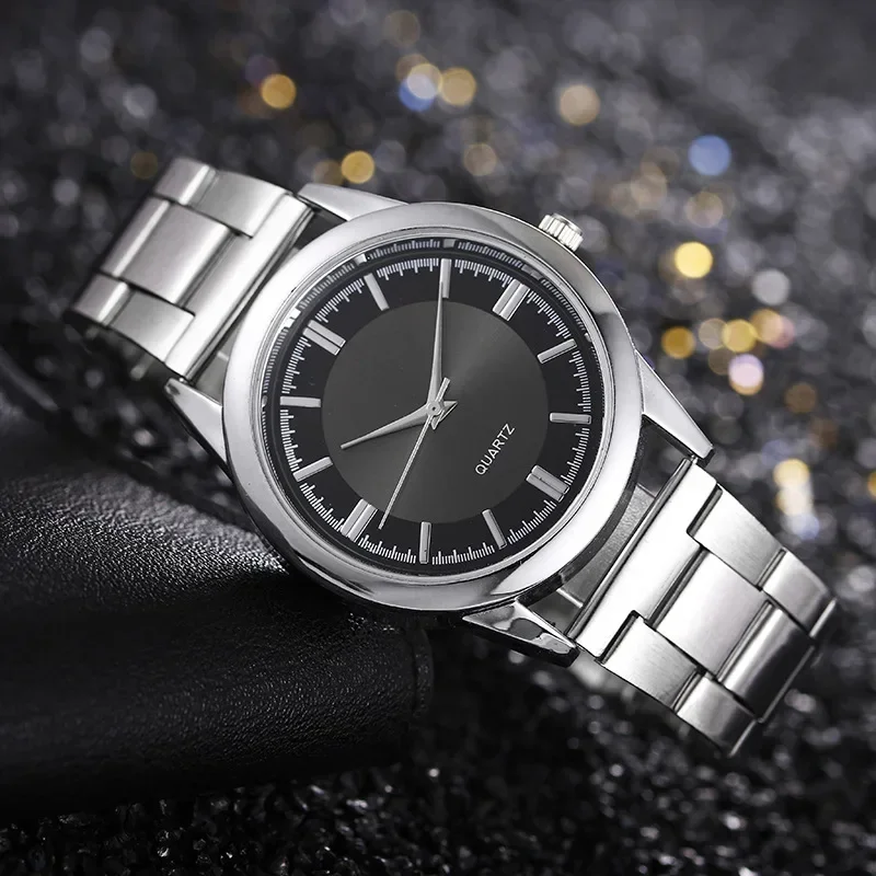 Simple Vintage Men Watches Business Quartz Stainless Steel Round Dial Casual  Male Wristwatch 2024 Modern Classic Horloges