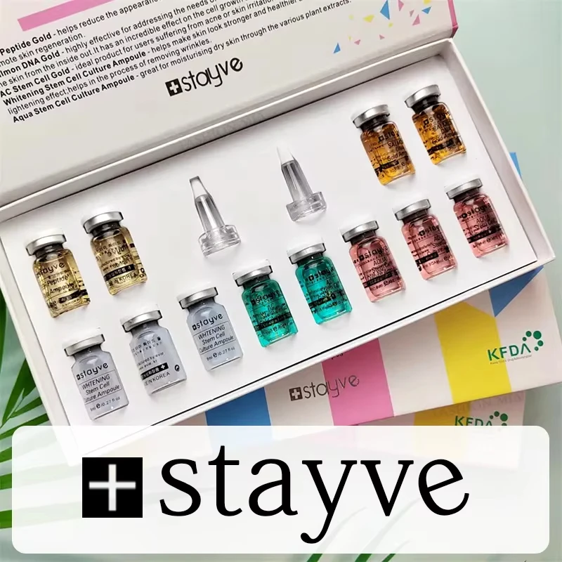 Korean Original Stayve BB Cream Glow Face Serum Hyaluronic Acid Ampoule Essence Moisturiseing Cream Beginner Starter Kit Beauty