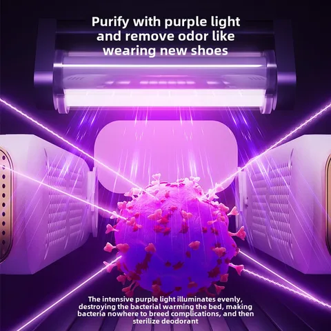 New Foldable Shoe Dryer Boot Dryer with Hot Air Circulation Boot Dryer Eliminate Bad Odor Timing Constant Temperature Shoe Dryer