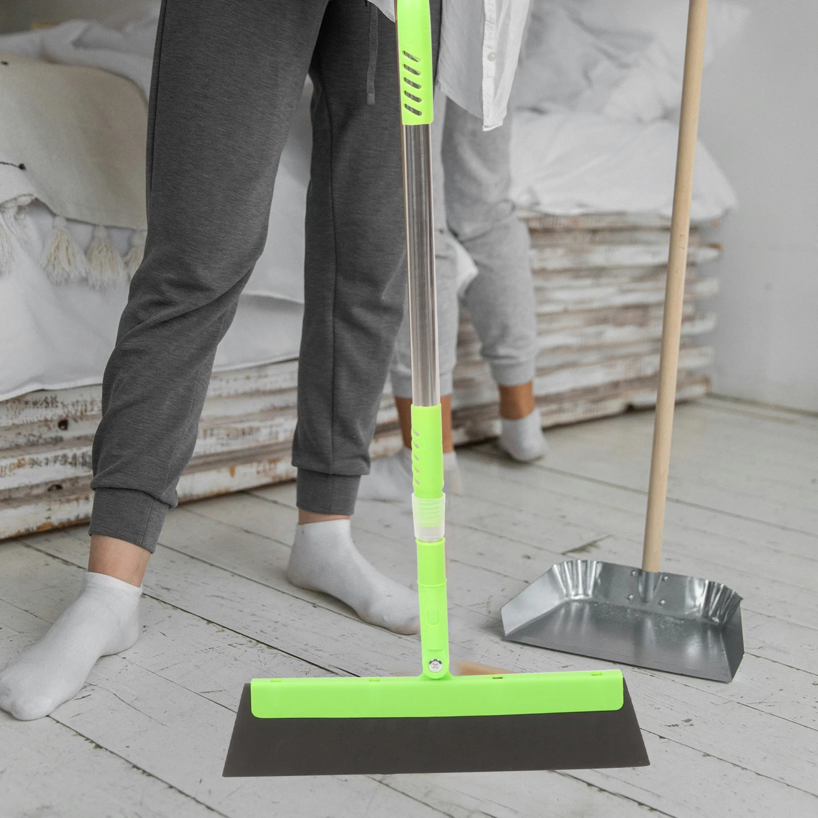 Broom Bathroom Cleaning Tools Floor Sweeping Cleaner Squeegee for Pp Rubber Home