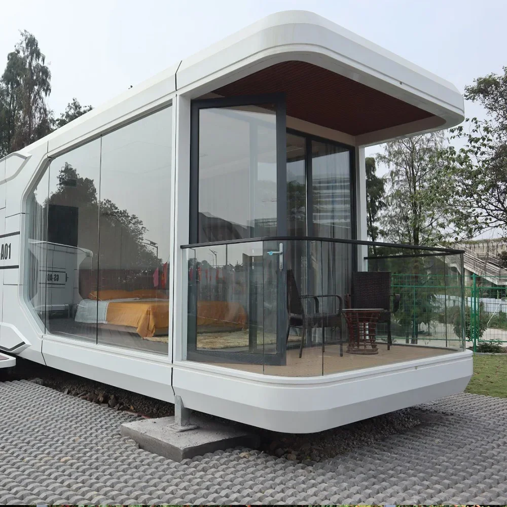 home  Outdoor Vacation Mobile Modular Home Container House 3 Bedroom C apsule House