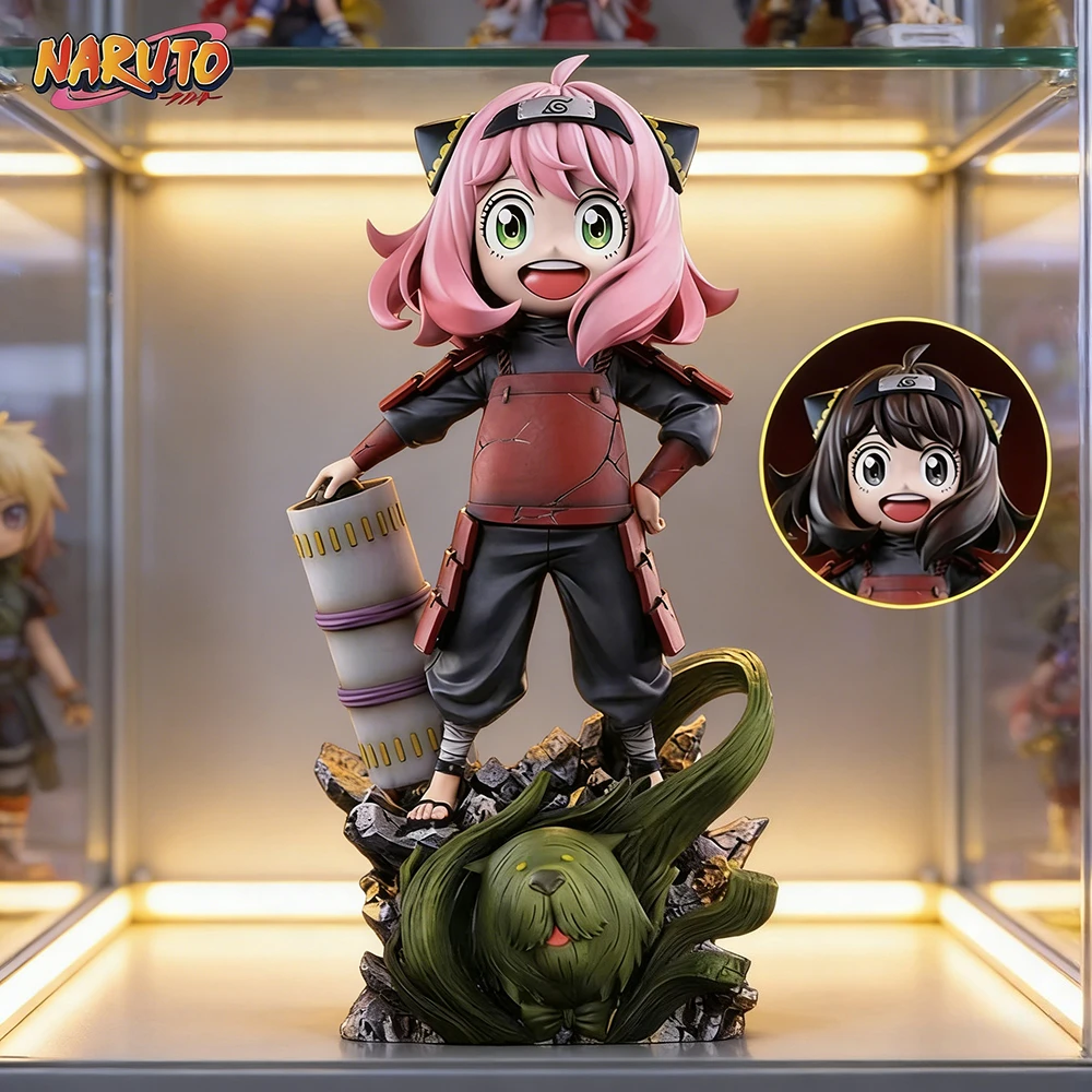 Figura de Anime NARUTO de 19 cm/7,48 pulgadas, Anya Forger Cosplay, Senju Hashirama, Figuras de Acción, Estatua de PVC, Colección de Modelos, Juguetes, Regalos