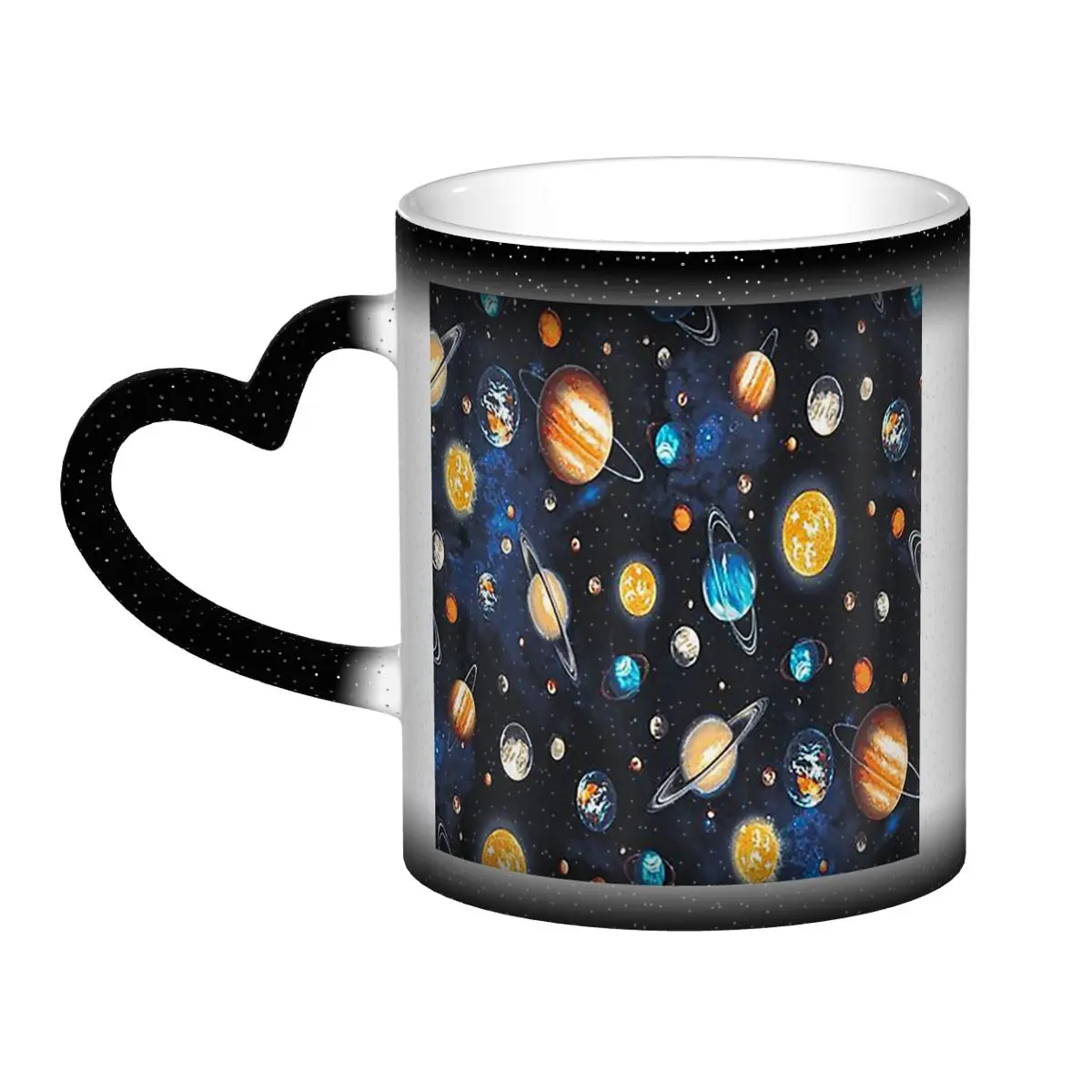 Solar System Space Planets Universe Mug Funny Ceramic Coffee Cups Tea Mugs Milk Cup Drinkware Gifts for Friends