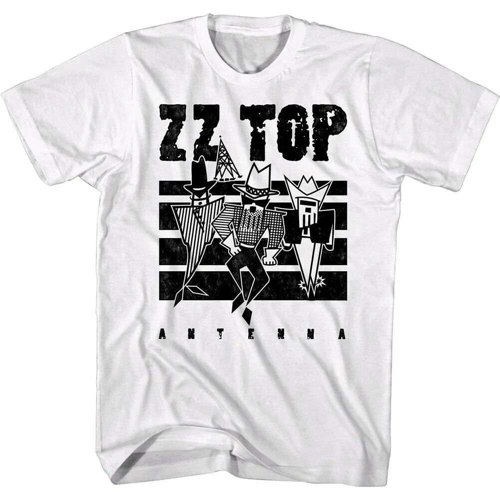 Zz camiseta masculina superior antena álbum capa gráfica 1994 cd arte concerto ao vivo merch vintage rock band concerto tour merch texas