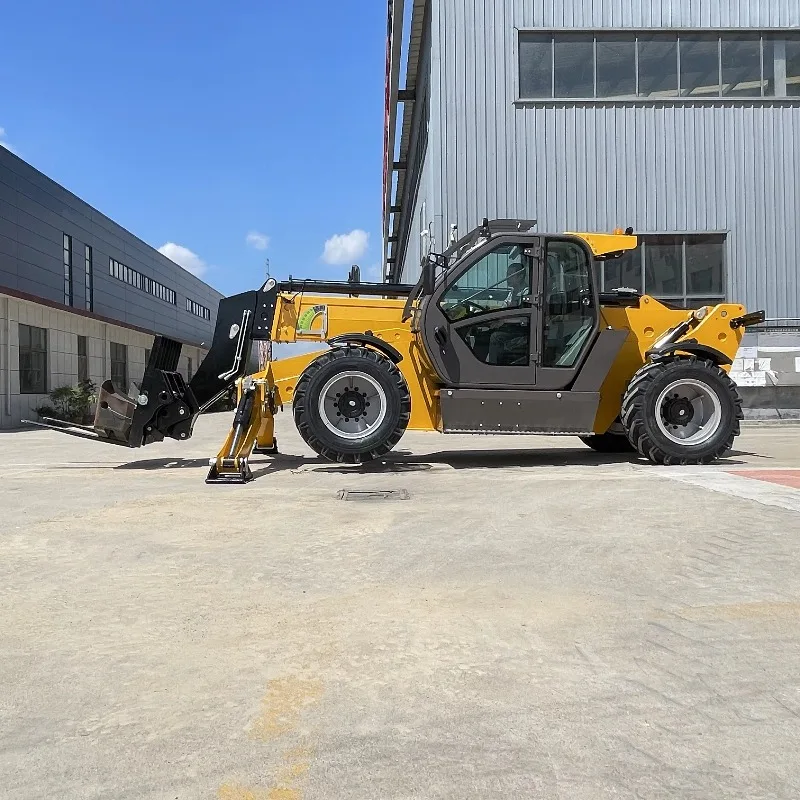 Customized Telehandler Forklift Cost 18m Factory Price Terrain Telehandler Telescopic Forklift With Bucket