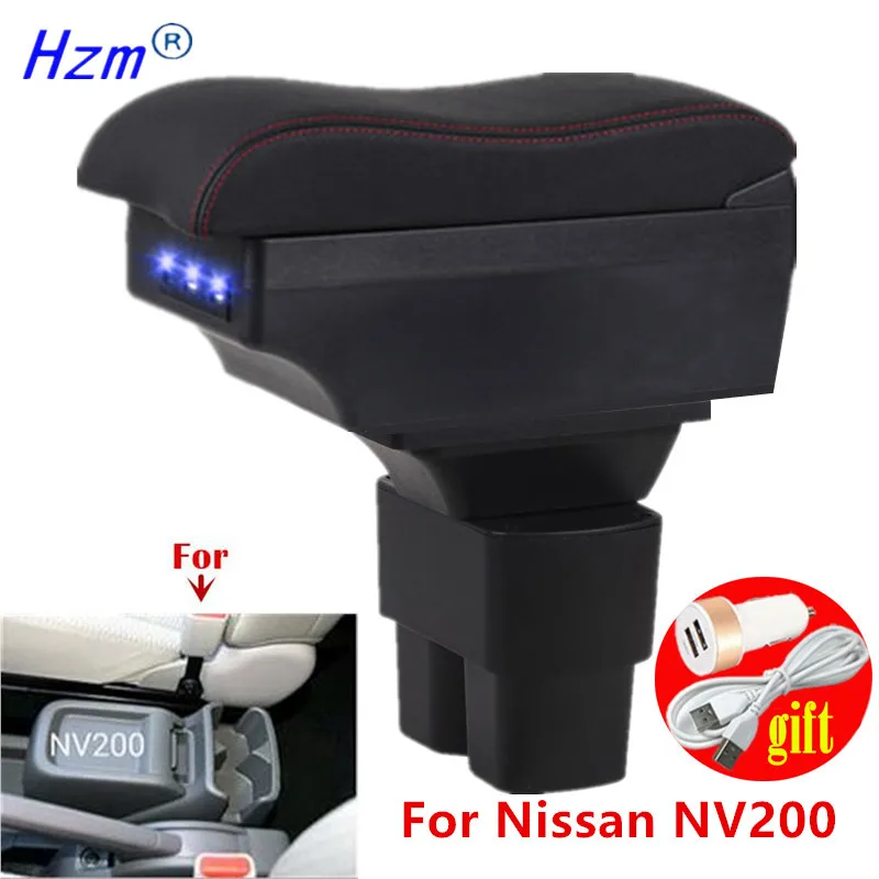 Car Armrest For Nissan NV200 Armrest Box For Nissan NV200 Evalia Storage Box Interior Dedicated Retrofit parts Car Accessories