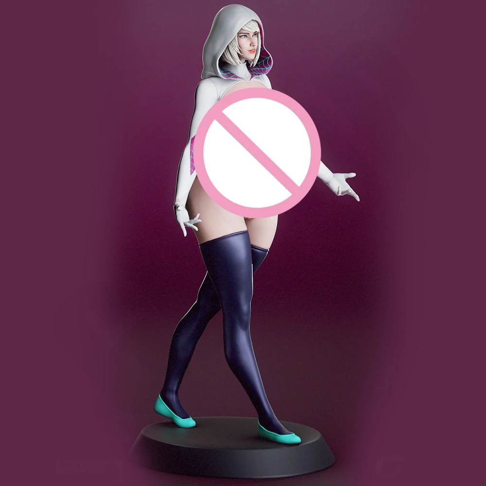 Figurine Sexy Lady GwenNSFW en résine, jouet artisanal, Statue de réduction Miniature non assemblée, Kits non peints, 1/24