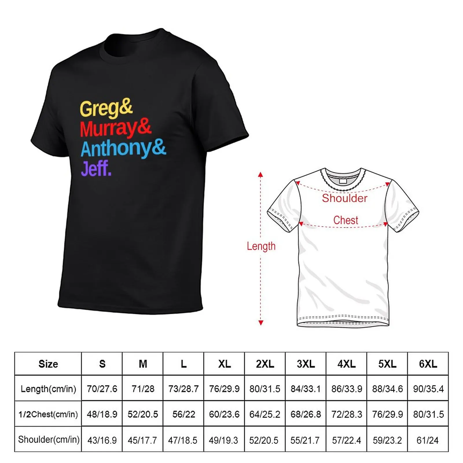 New THE WIGGLES OG Helvetica (colourful) T-Shirt shirts graphic tees kawaii clothes Oversized t-shirt slim fit t shirts for men