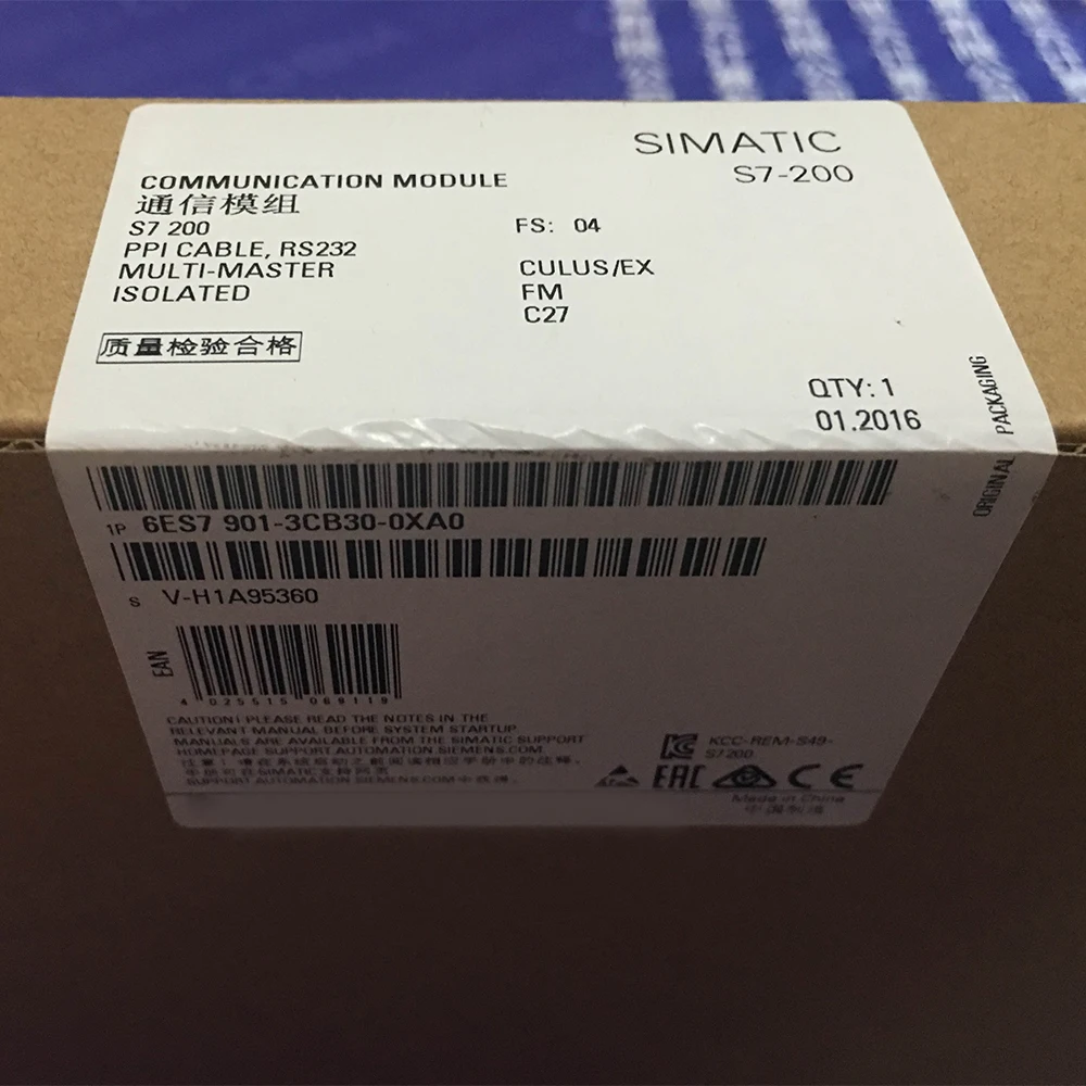 Brand New in Box Sealed For Siemens 6ES7 901-3CB30-0XA0 Programming Cables Module 6ES7901-3CB30-0XA0