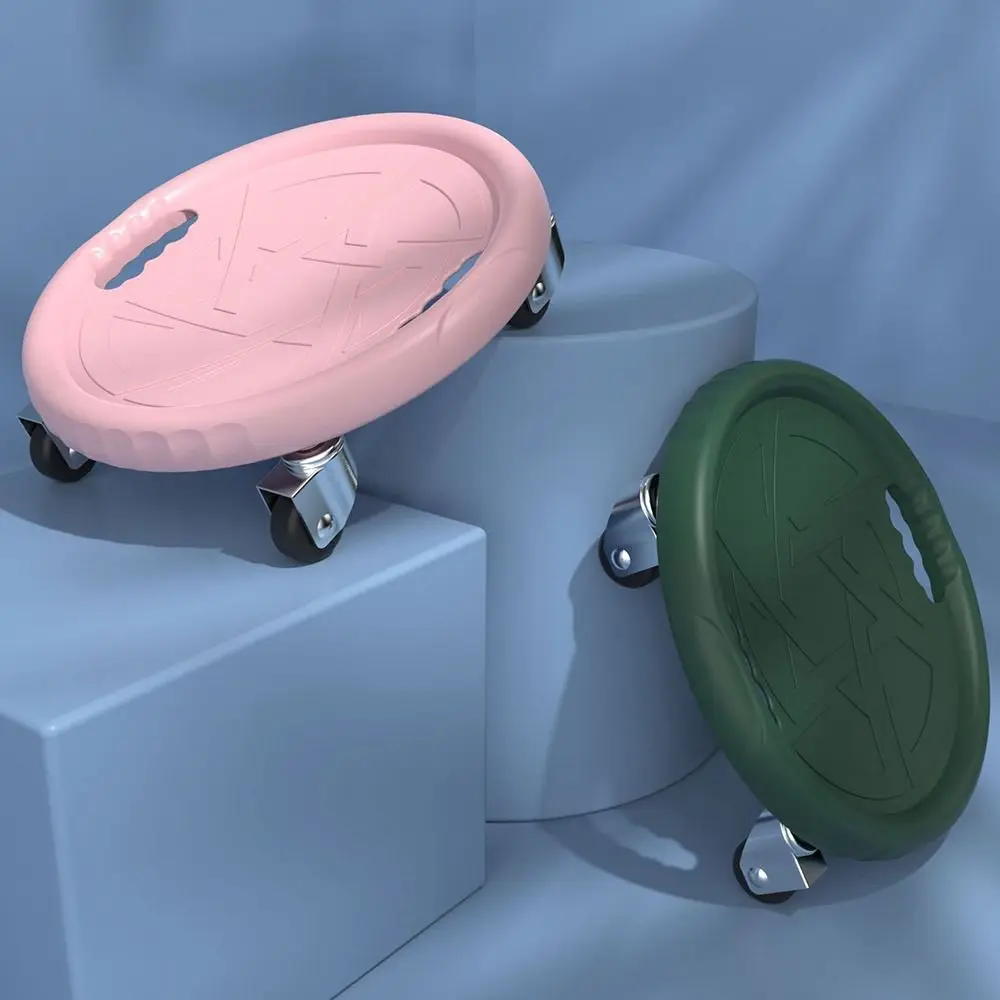 

Noiseless Glide Abdominal Roller Wheel Safety Multifunctional Abdominal Muscle Trainer F-Type 150kg Bearing Load