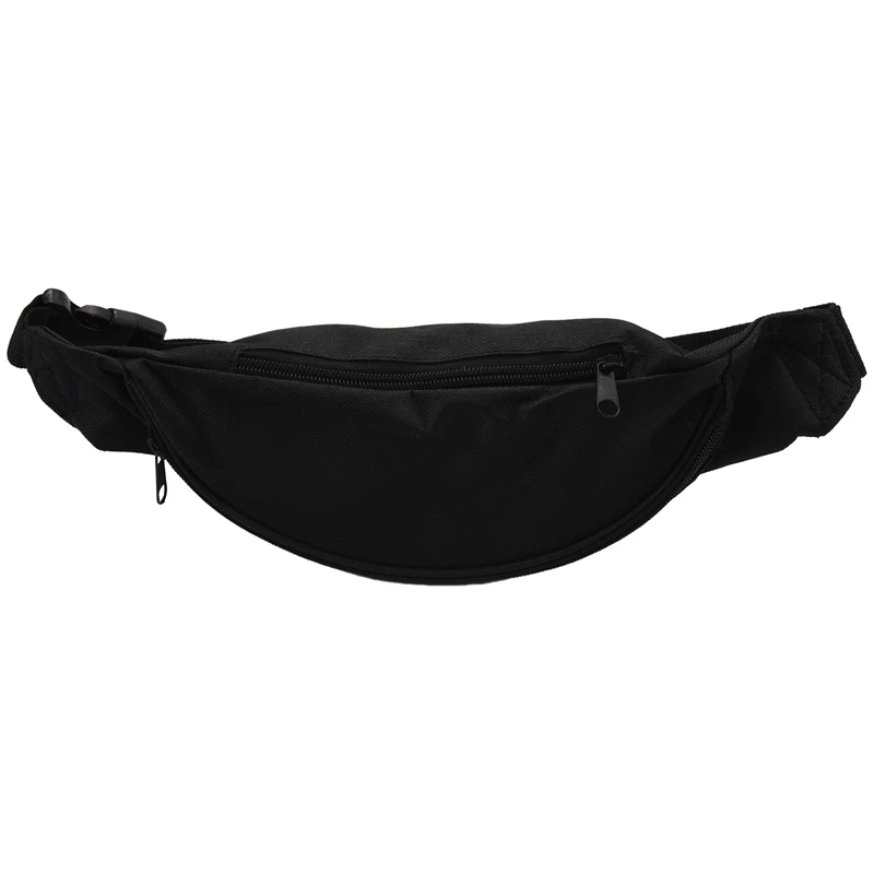 Fanny pack colorido para homens e mulheres, saco da cintura com cinto e zíper, unisex, 2018