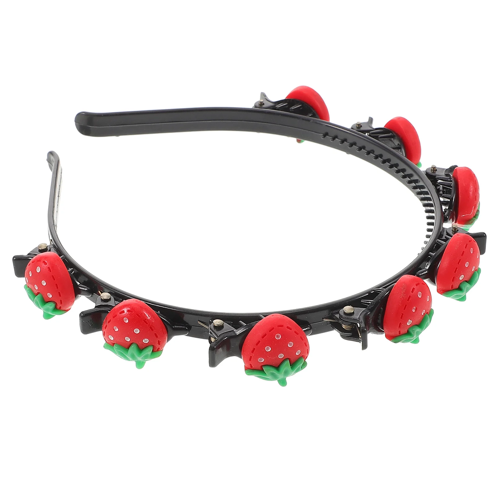 

Large Strawberry Headdress Headbands for Girls Kids Toddler Baby Halloween Photoshoot Daily Wear Secure Elegant Design