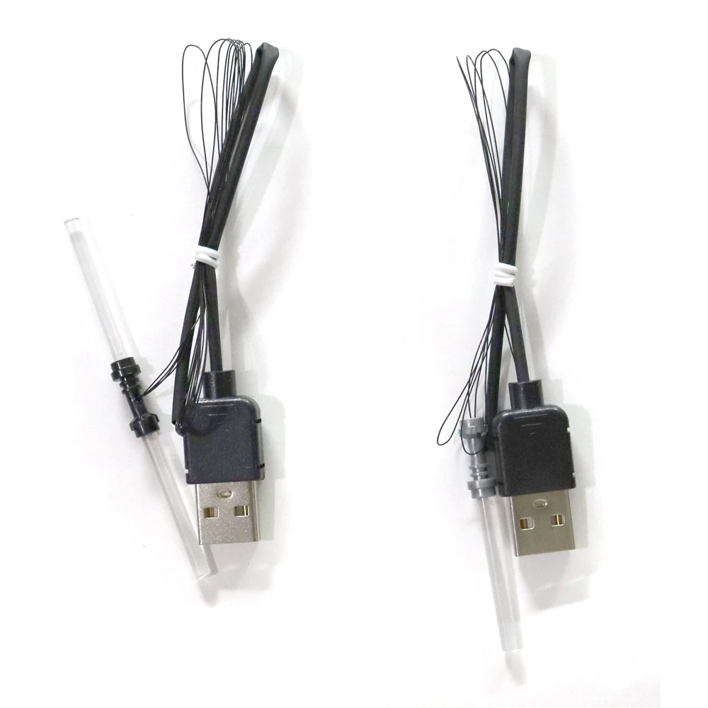 Sabre laser croix LED USB Planet VANpour enfants, briques à double lame, figurines compatibles, pièces de blocs de construction, accessoires, jouets