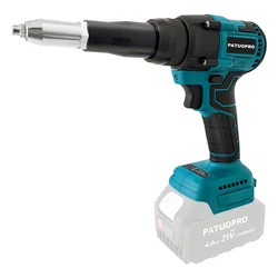 Brushless Electric Blind Rivet Gun 2.4-5.0mm Rivet Nut Gun Cordless Automatic Riveting Tool For Makita 18V Battery(No Battery)