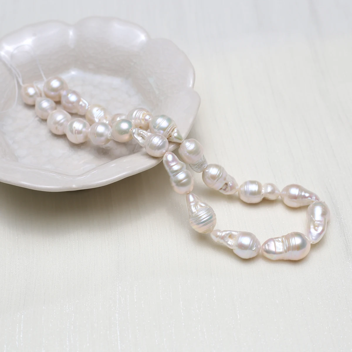 

Бусины из натурального пресноводного жемчуга в стиле барокко, рассыпные бусины для изготовления ювелирных изделий, ожерелий, серег, браслетов своими руками