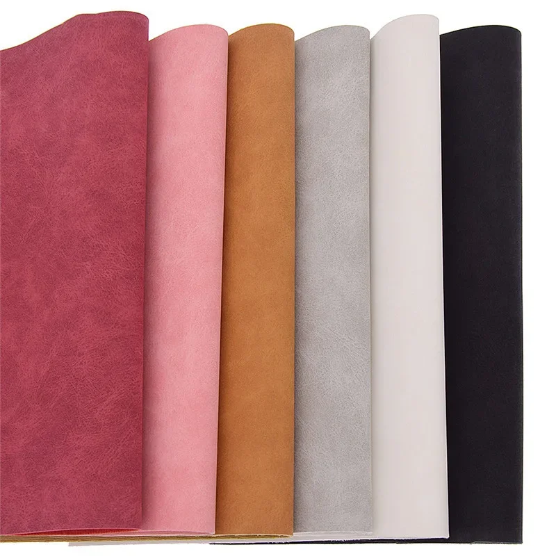 

Lychee Life A4 Faux Suede PU Leather Fabric - Waterproof Synthetic DIY Sewing Material