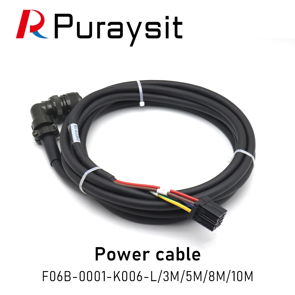 Puraysit Power Cable F06B-0001-K006-L 3M 5M 8M 10M for Fanuc