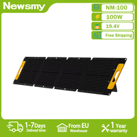 Newsmy NM-XZY-100 100W Portable Foldable Solar Panel 21% Energy Conversion Rate outdoor Waterproof camping Solar charging Panel