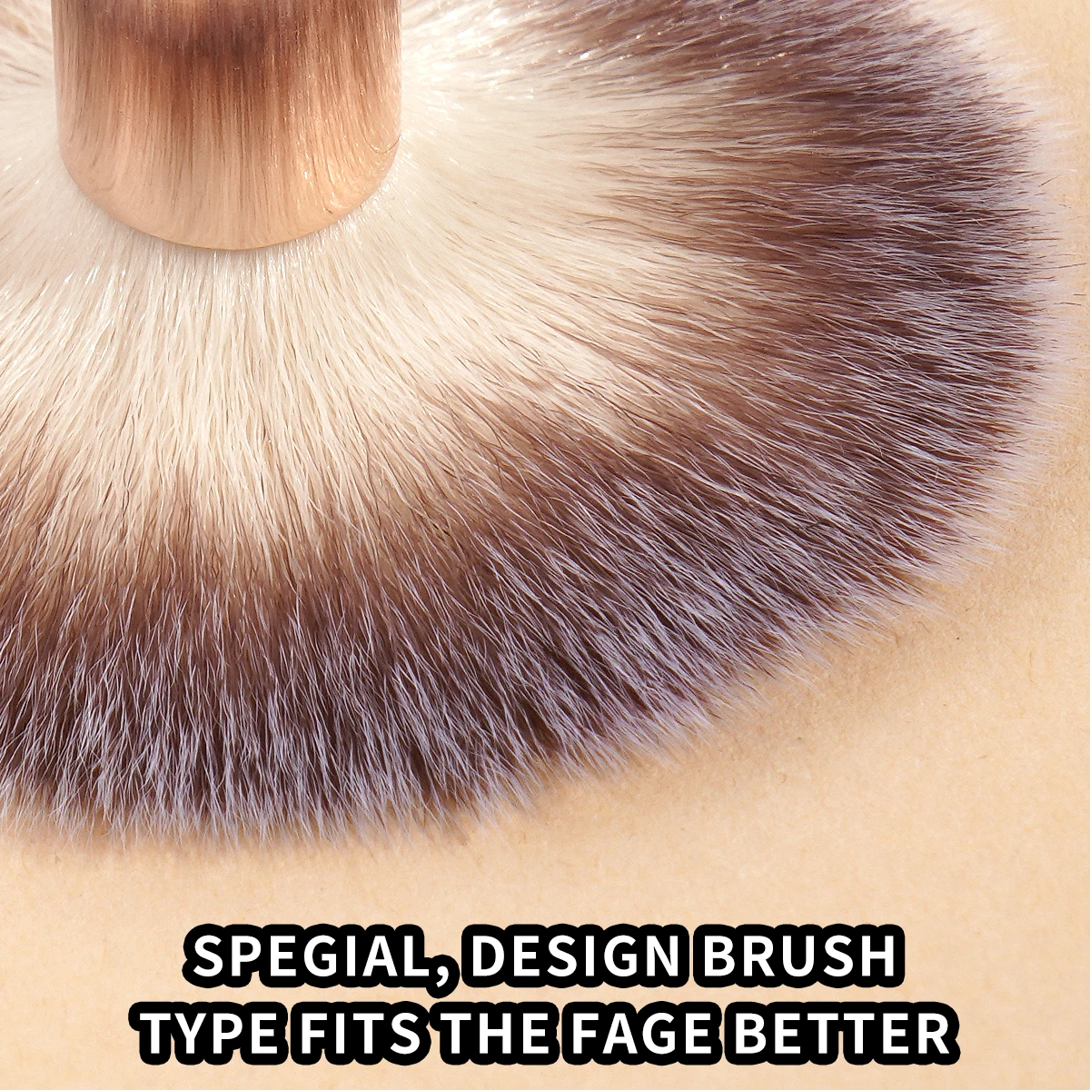 MAANGE ダブルヘッドファンデーションコンシーラーアイシャドウブラッシュメイクブラシ歌舞伎ミネラルプレミアムハンドルソフト密な髪ギフト用