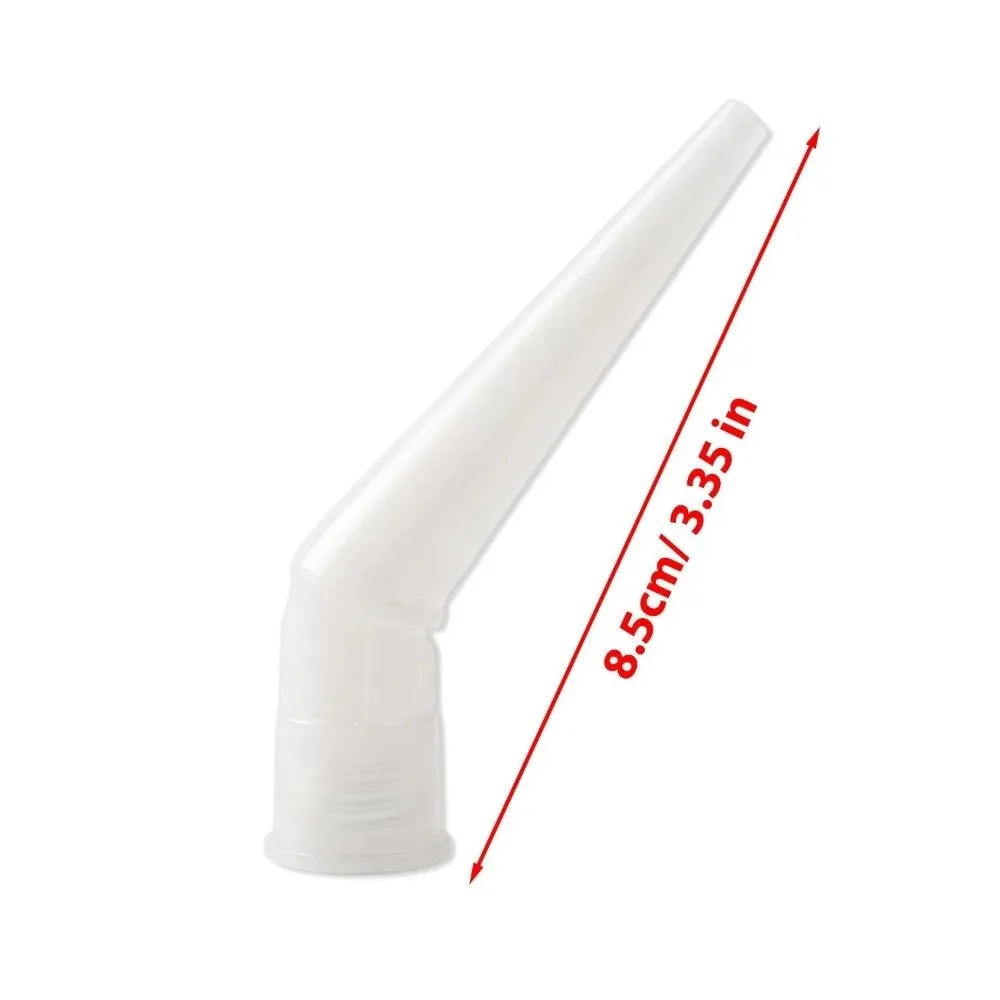 High Quality Standard Fit Nozzle Tips White Tips Durable Caulking Nozzles Versatile Plastic Caulk Nozzles Window Door Sealing