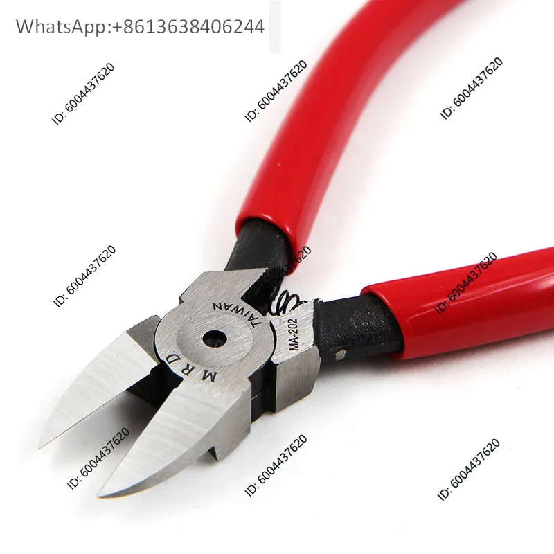 Alicates oblicuos Kuaigong de 6 pulgadas MA-202A, modelo sin punta, alicates oblicuos sin punta, alicates para cortar, alicates para alambre de acero