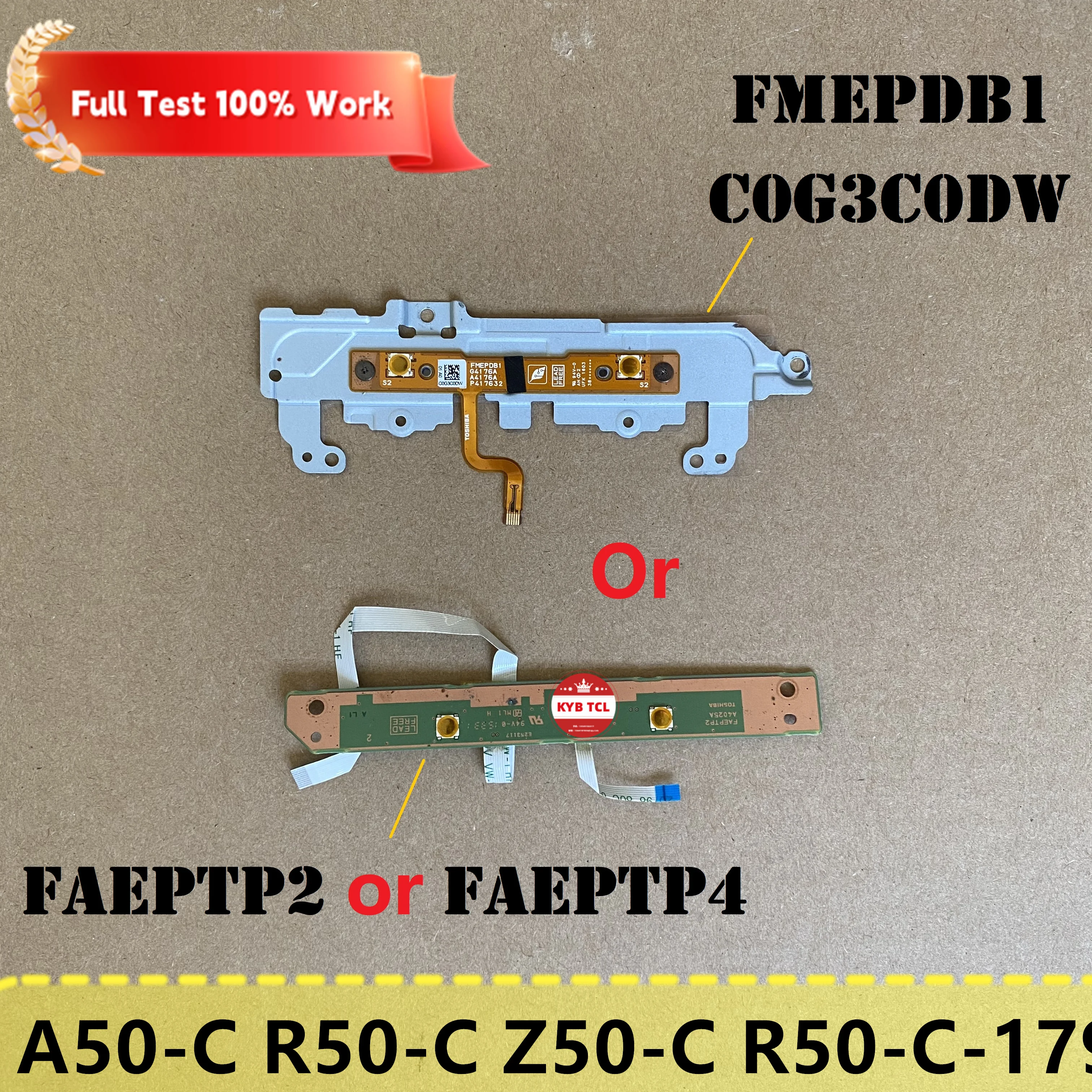 For Toshiba Satellite Pro A50-C R50-C Z50-C R50-C-179 Z50-C-138 Laptop Touchpad Buttons w/Cable FMEPDB1 C0G3C0DW FAEPTP2 FAEPTP4