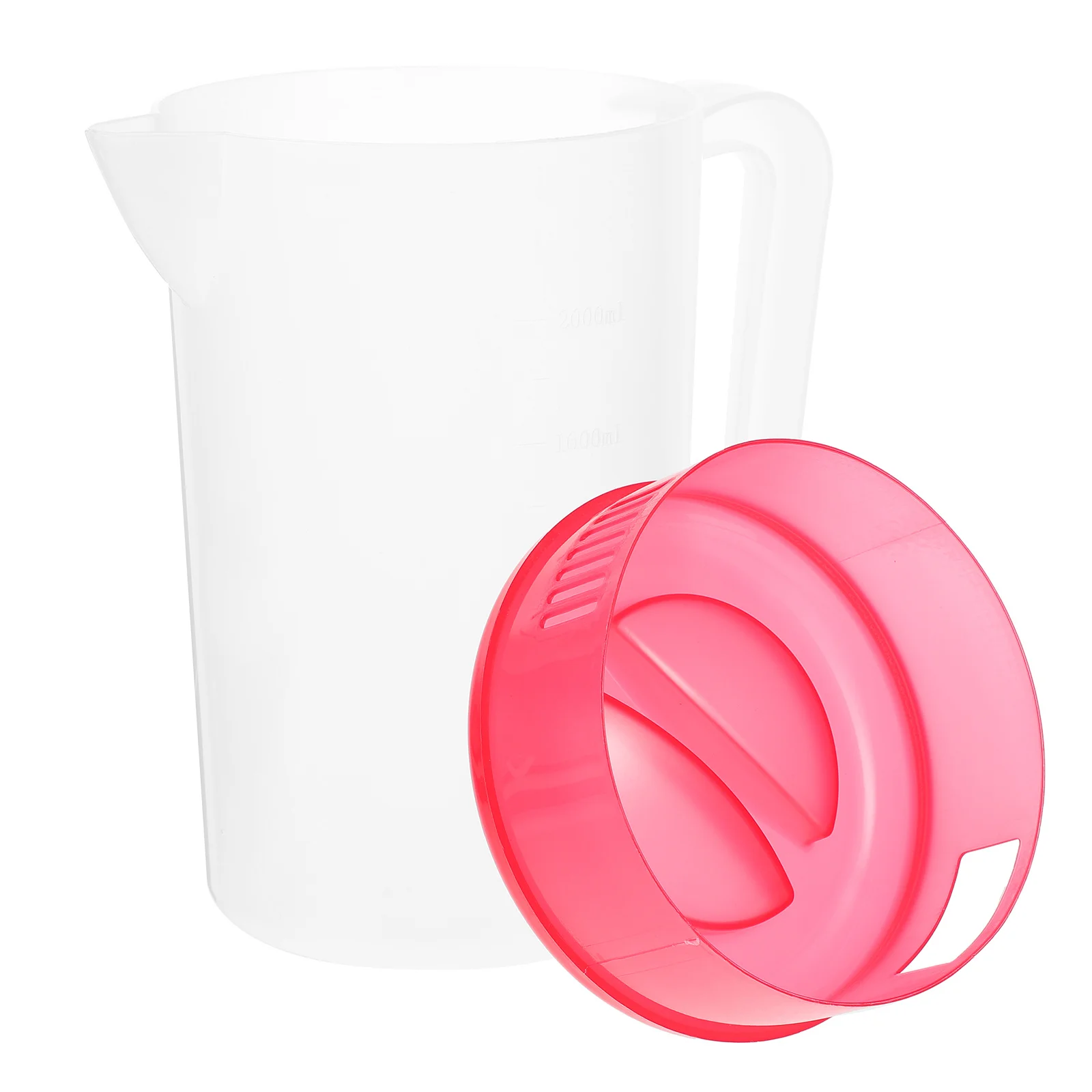 

Water Pitcher With Lid Large Capacity Reusable Plastic Beverage Jug For Cold Drinks Iced Tea Lemon Juice Refrigerator Kitchen