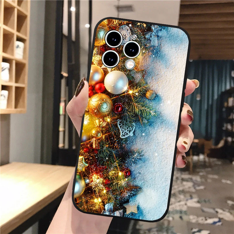 Christmas Tree Phone Case For iphone 16 15 14 Pro Max 16 15 14 13 12 Pro 15Plus iphone 11