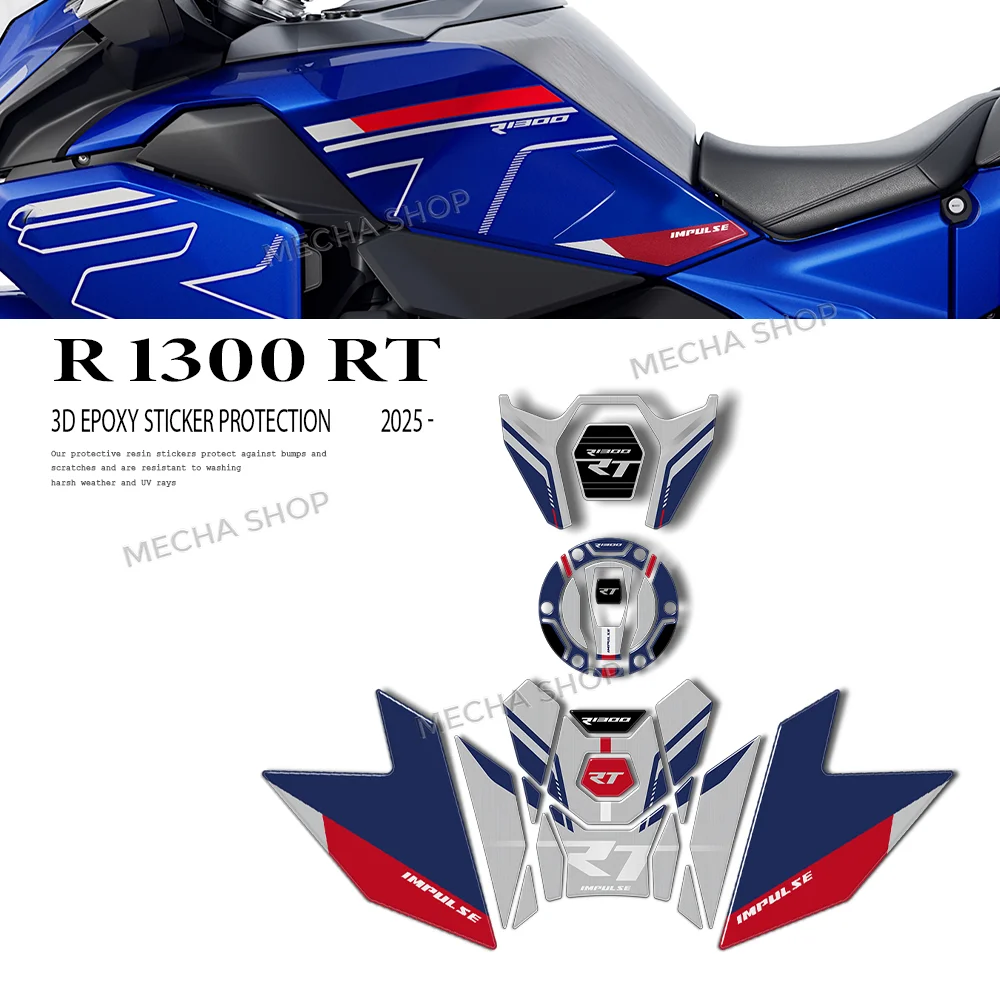 

3D Epoxy Resin Decal Glove Compartment Protection Sticker Kit For R1300RT R 1300 RT 2025-2026 Motorcycle Accessories
