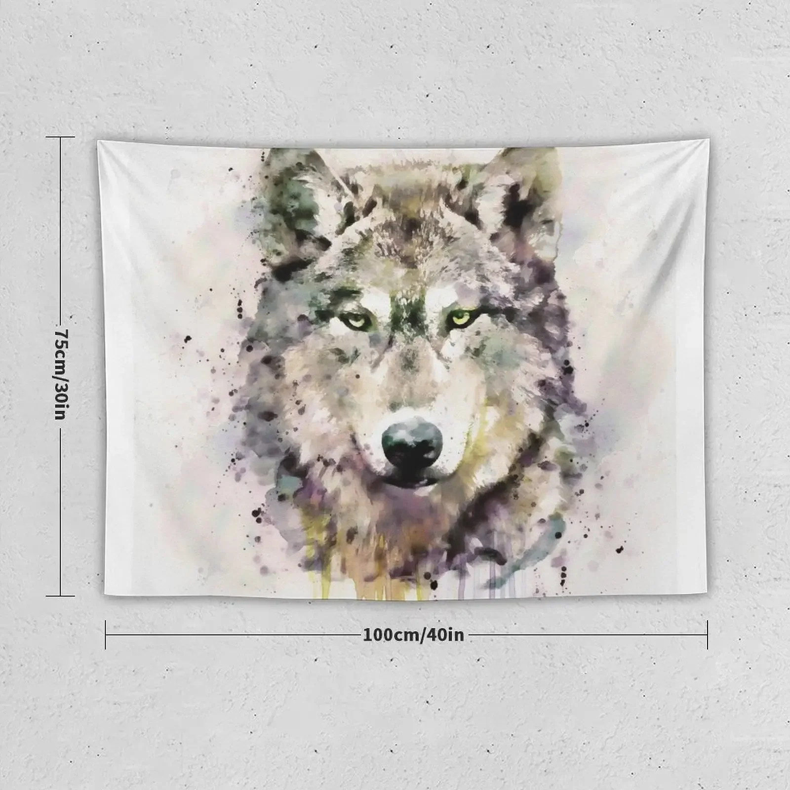 Wolf Head Tapestry Home Decorating Room Decorator Room Decor Aesthetic Room Aesthetic Decor Tapestry