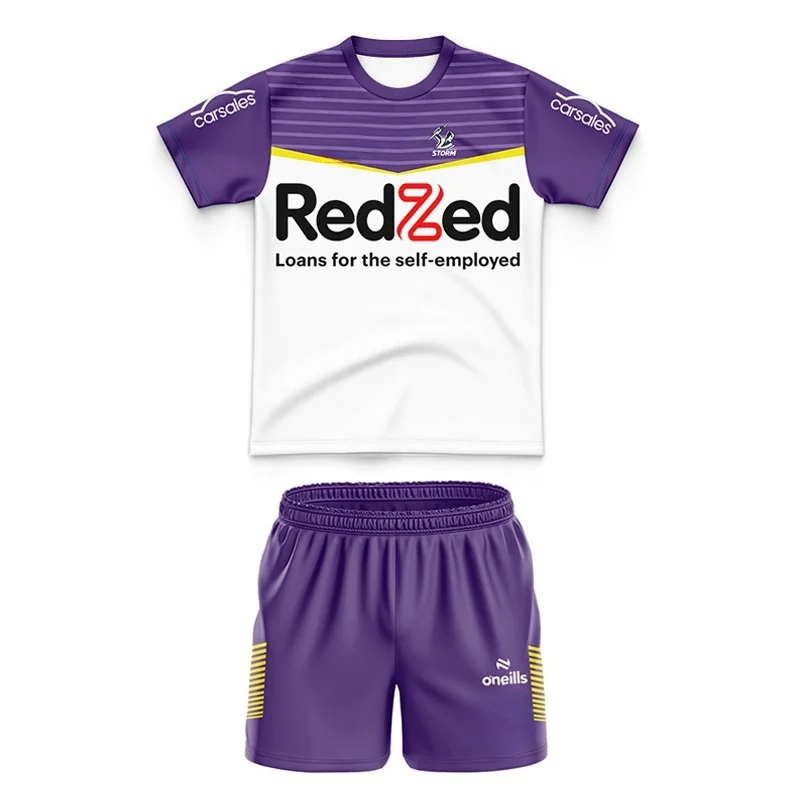 KIDS  MELBOURNE STORM 2024 REPLICA MEN’S HOME JERSEY(Custom name and number )