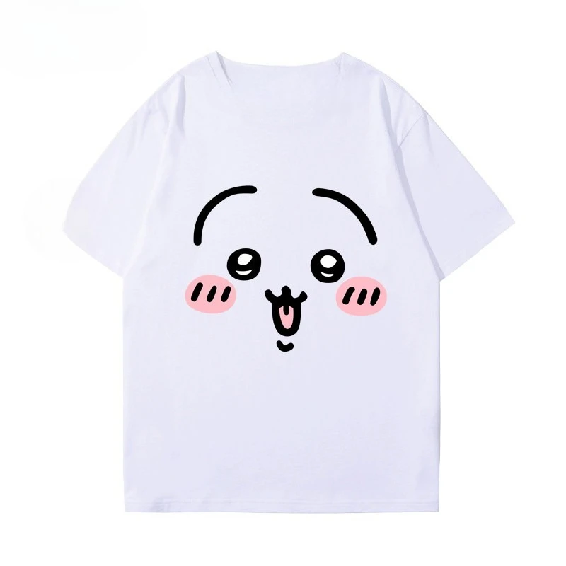 Chiikawa Cute Japanese‑Style Graphic T‑Shirt, Unisex Kids Couple Matching Casual Summer Short‑Sleeve Streetwear Daily Top
