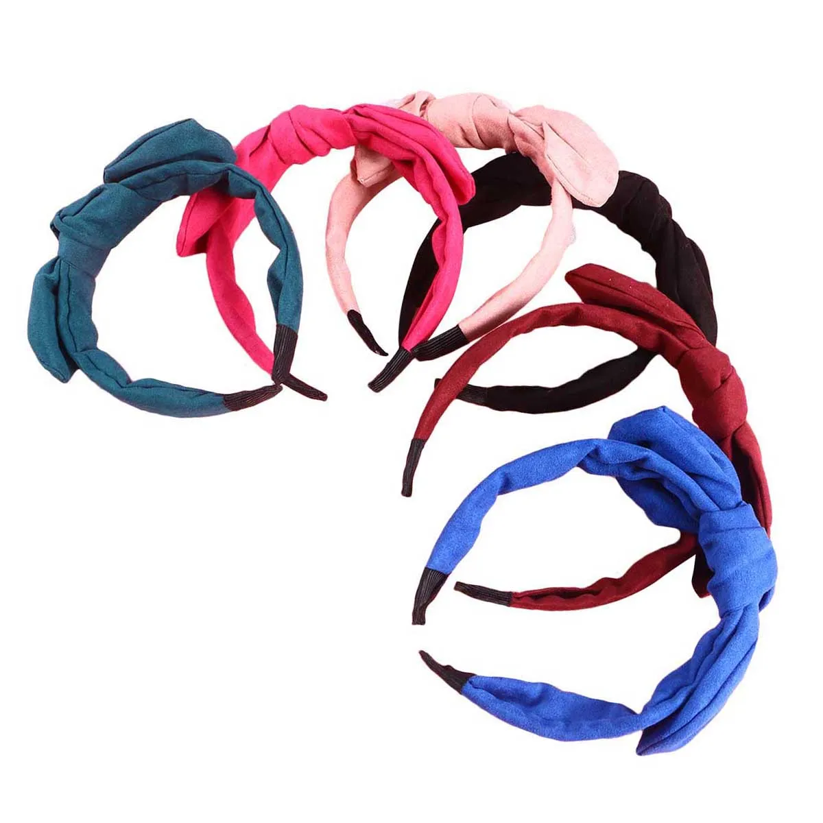

6pcs Bunny Ear Headband Rabbit Ear Headwear for Girls Funny Party Festival Christmas Halloween Hair Hoop Accessories Headdress