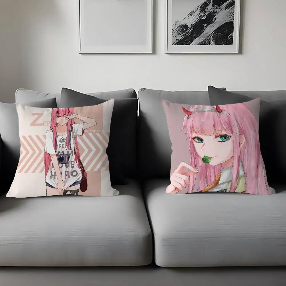 

Z-Zero Two Cartoon Animation 45*45cm Cushion Cover Pillow Cover Decor Pillowcase Home Pillowcase For Couch Pillow