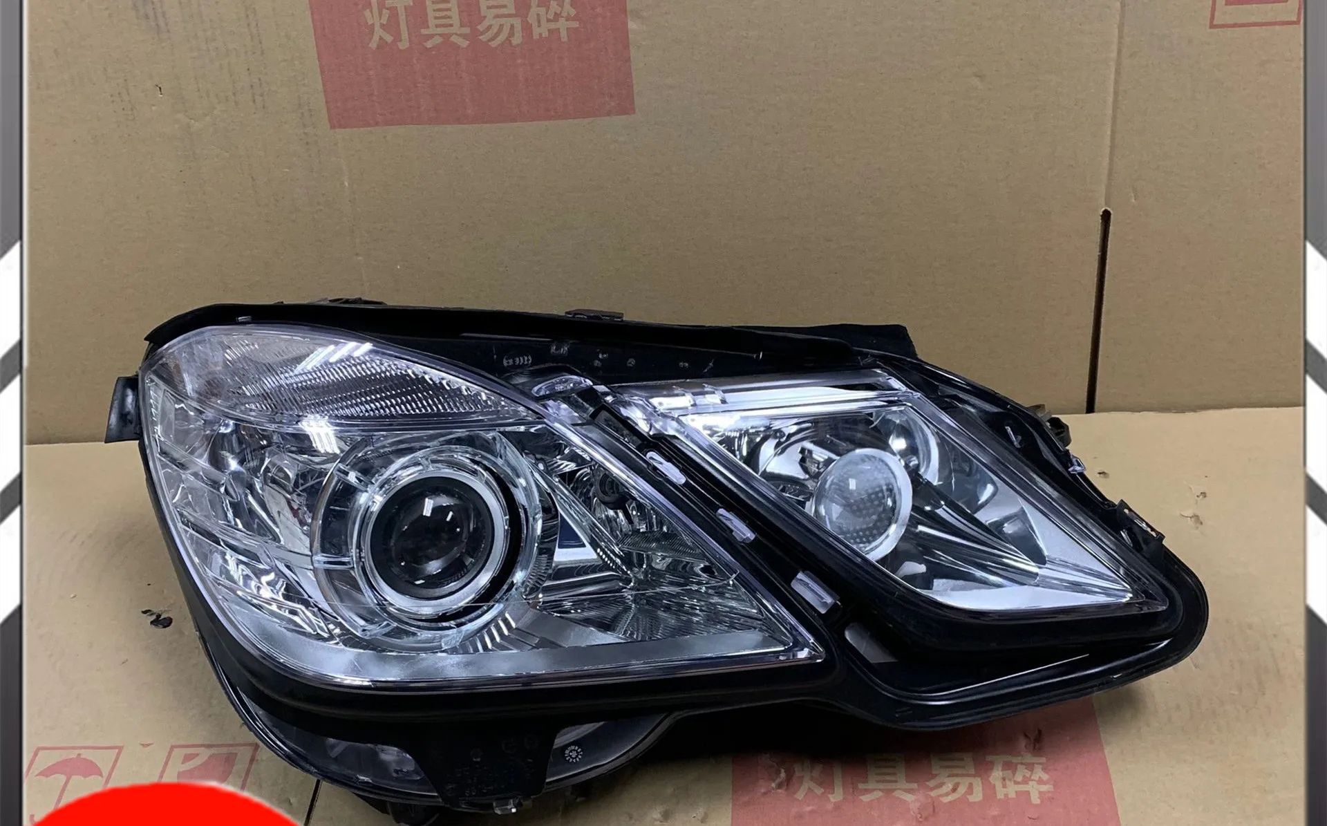 

Led HID Headlight Daytime Running DRL Head Lamp Angel eyes Low High Beam for Mercedes-Benz E class W212 E200 E260 E280 E300