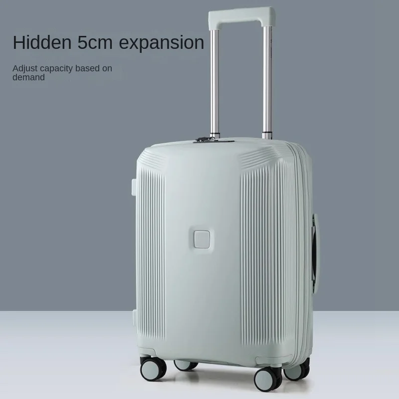 

2026 New Luggage Unisex 20-inch Expandable Carry-on Suitcase with Silent Multi-directional Wheels 28-inch Trolley Suitcase